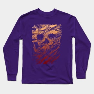 spine chilling skull Long Sleeve T-Shirt